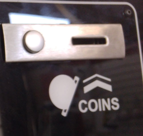 Coin input